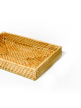 Wicker Serving  Tray - Rectangle Shaped