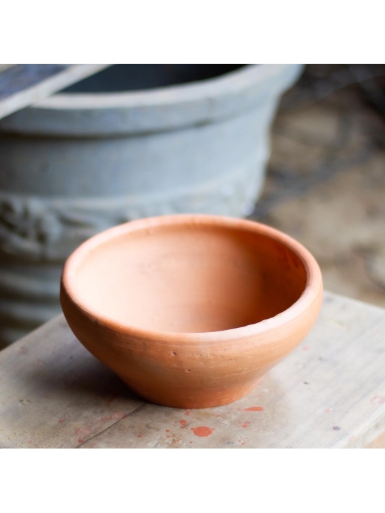 Terracotta Desktop Pot-Circular Bowl Type
