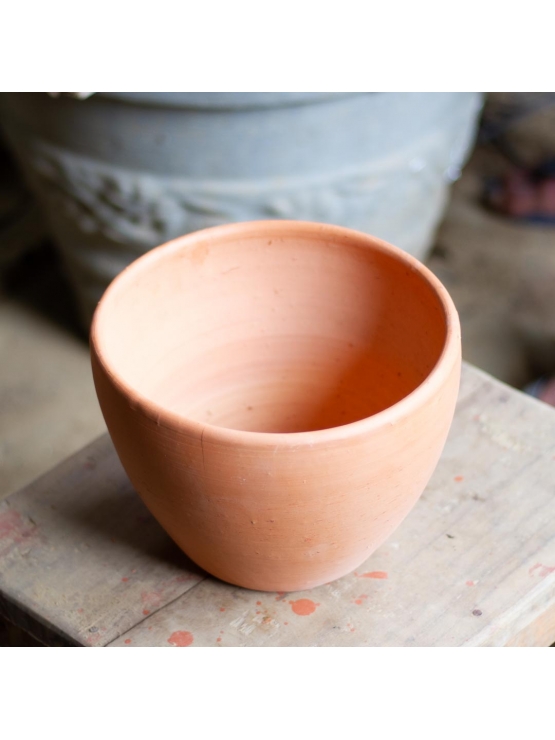 Terracotta Desktop Pot-Circular Bowl Shaped